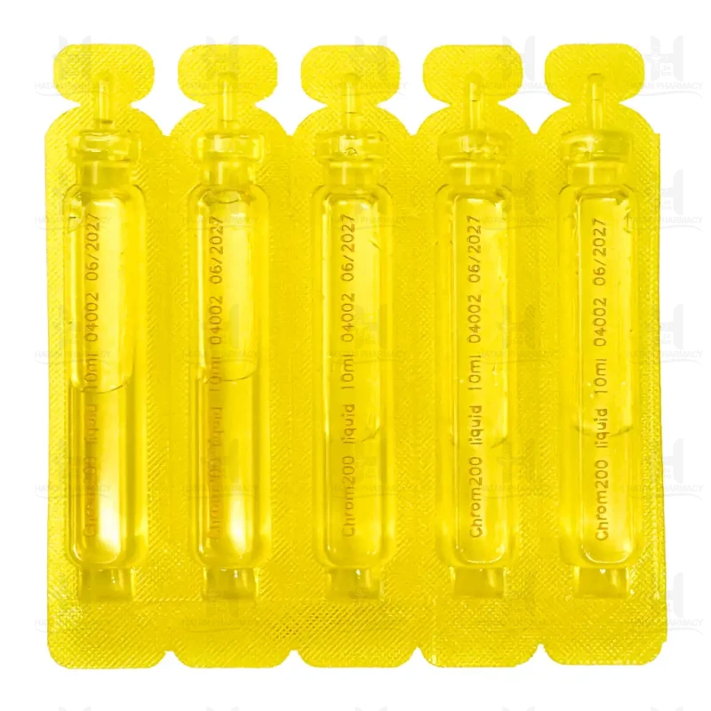 ویال خوراکی کروم 200 میکروگرم یوروویتال 10 عددی