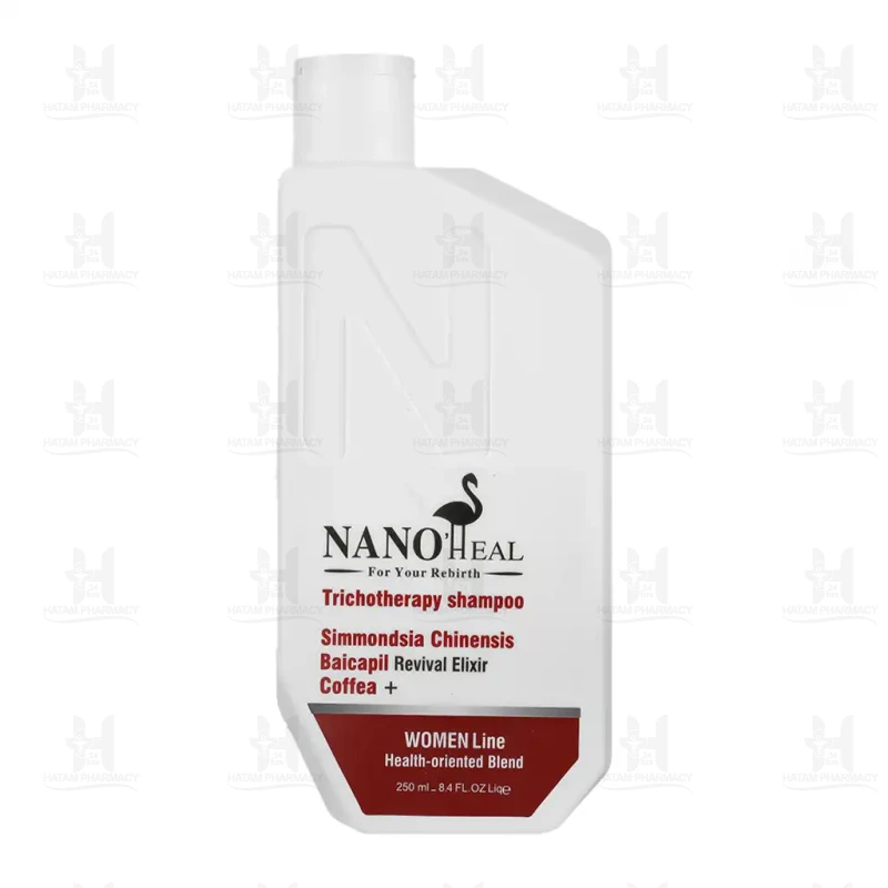 شامپو ضد ریزش و تقویتی موی سر بانوان فری سولفات نانوهیل 250 میلی لیتر