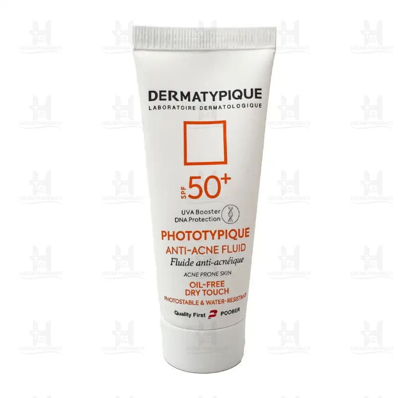 ضد آفتاب فلوئید ضد جوش فتوتیپیک SPF50+ درماتیپیک 40 میلی لیتر