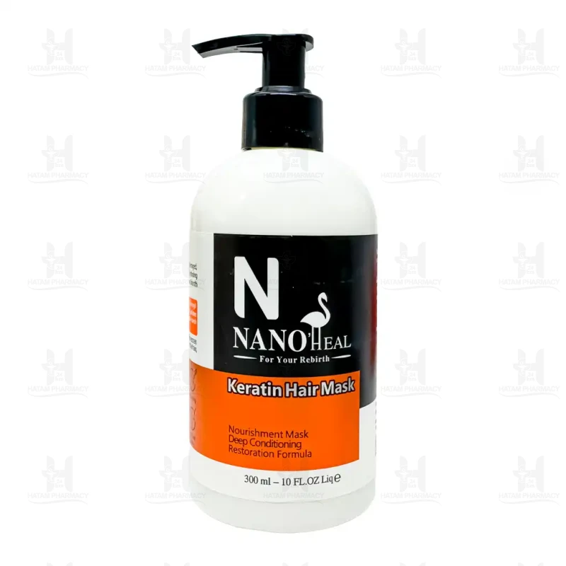 ماسک مو کراتین با آبکشی بدون سولفات نانوهیل 300 میلی لیتر