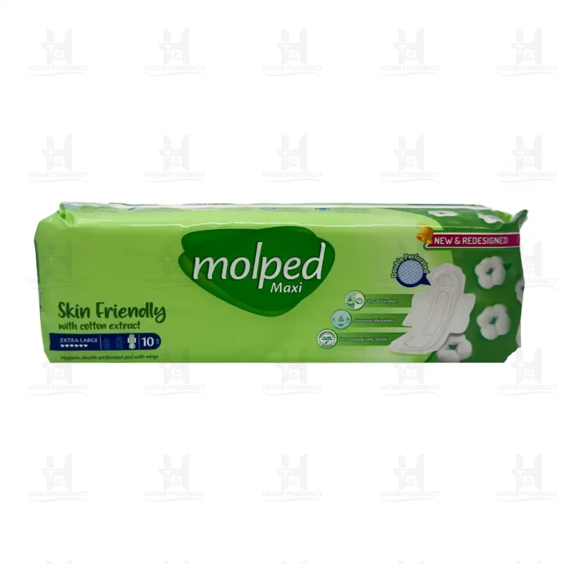 نوار بهداشتی ضخیم خیلی بزرگ مولپد مناسب استفاده در شب 10 عدد