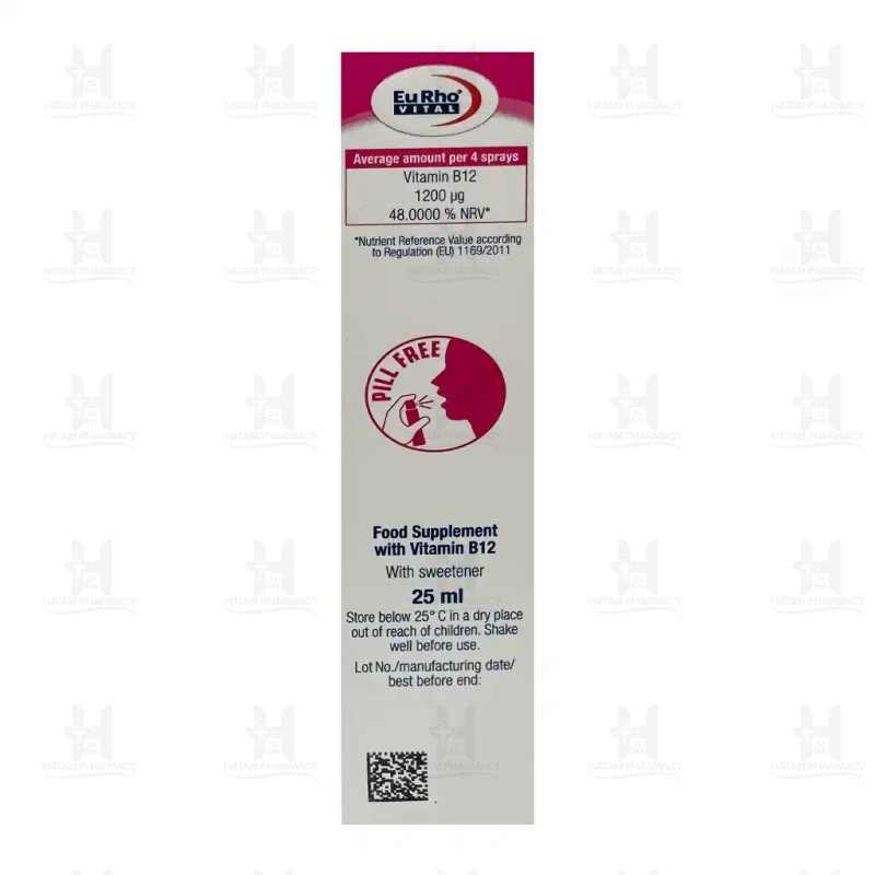 اسپری دهانی ب12 دایرکت یوروویتال