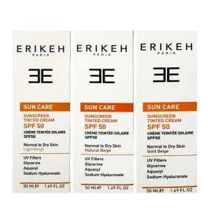 کرم ضد آفتاب SPF50 اریکه مناسب پوست‌ های خشک و نرمال 50 میلی لیتر