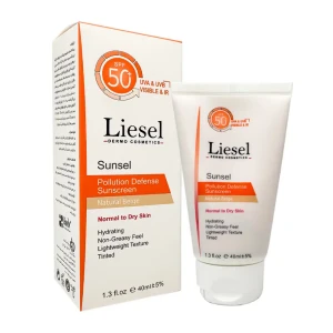 کرم ضدآفتاب پوست خشک حاوی SPF50 سانسل لایسل 40 میلی لیتر