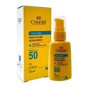 ضد آفتاب آکوا فلوئید SPF50 بی رنگ سینره 50 میلی لیتر
