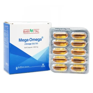 سافت ژل مگا امگا 1000 میلی گرم 9 7 6 3 باریویتال