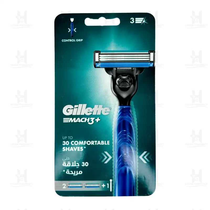 خودتراش مچ تری ژیلت Gillette Mach3 همراه 2 سری یدک