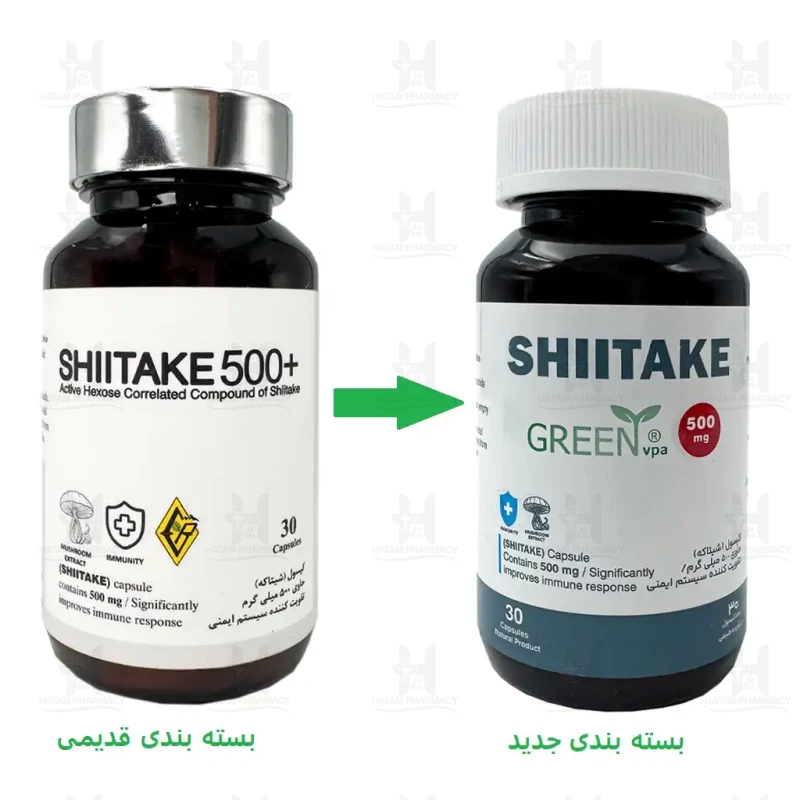 کپسول شیتاکه وارنا پژوهش آریا 30 عدد