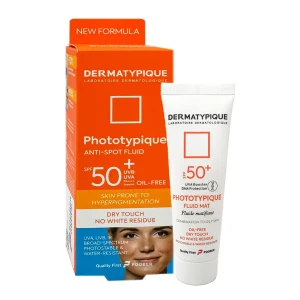 کرم ضد آفتاب ضد لک و روشن کننده SPF50 درماتیپیک 40 میلی لیتر