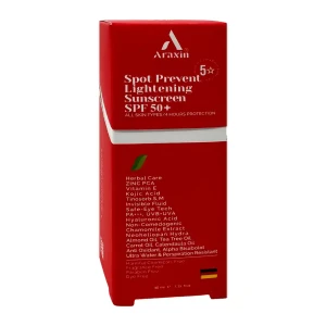 کرم ضد آفتاب روشن کننده و ضدلک SPF50 آراکسین 40 میلی لیتر