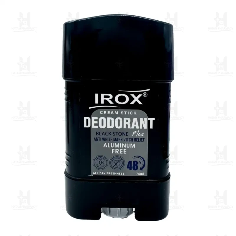 استیک کرمی خوشبو کننده بدن بلک استون ایروکس 75 میلی لیتر