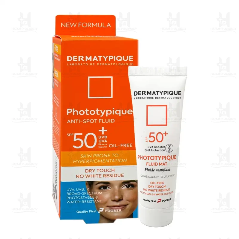 کرم ضد آفتاب ضد لک و روشن کننده SPF50 درماتیپیک 40 میلی لیتر
