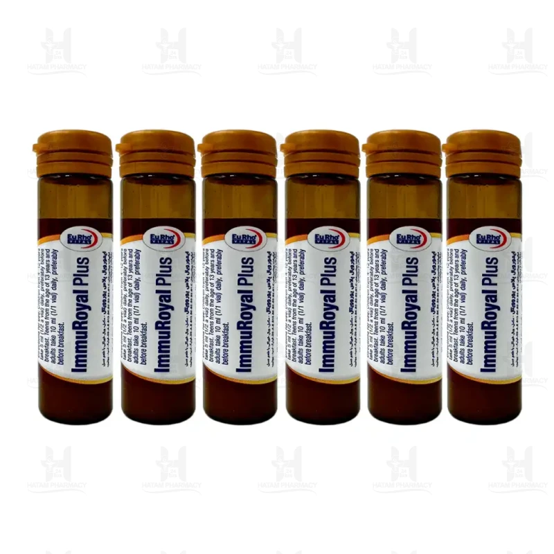 ویال خوراکی ایمو رویال پلاس یوروویتال بسته 6 عددی