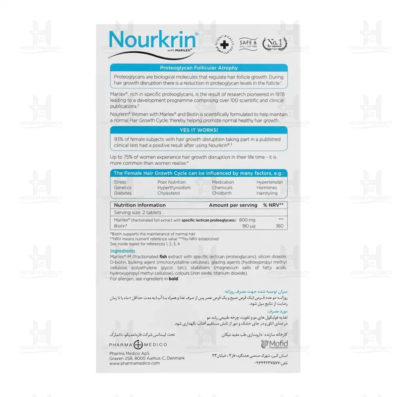 قرص نورکرین بانوان فارمامدیکو 60 عدد