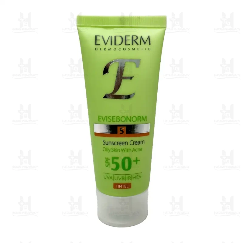 کرم ضد آفتاب رنگی اوی سبونورم SPF50 اویدرم 40 میلی لیتر
