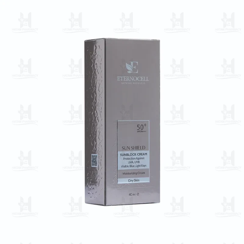 کرم ضد آفتاب اترنوسل بدون رنگ SPF50 مناسب پوست خشک 40 میلی لیتر