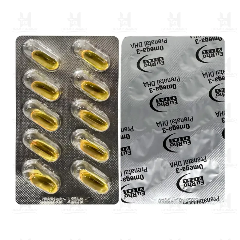 کپسول امگا 3 پریناتال دی‌ اچ‌ آ یوروویتال