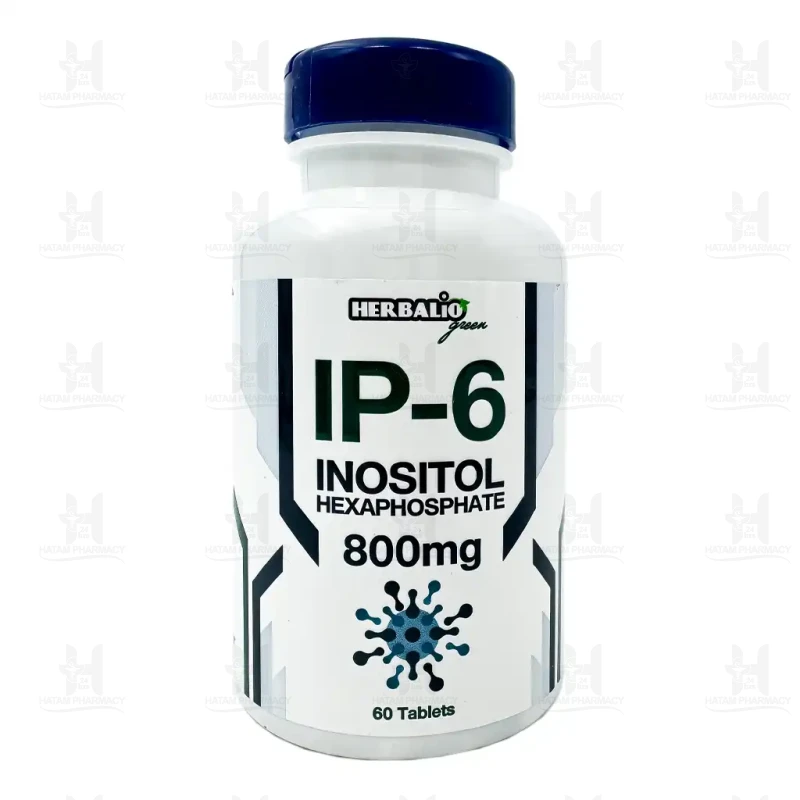 قرص اینوسیتول هگزا فسفات 800 میلی گرم آی پی 6 هربالیو 60 عدد
