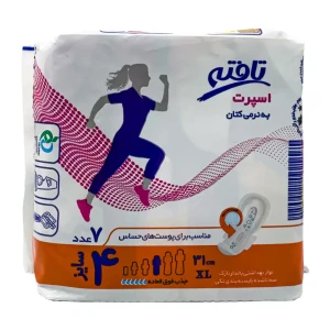 نوار بهداشتی اسپرت تافته 7 عددی