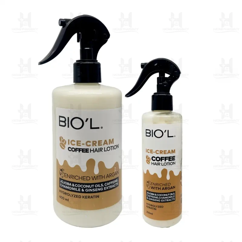 لوسیون موهای رنگ شده و آسیب دیده بیول بستنی نسکافه ای