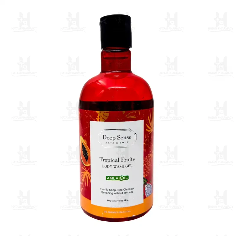 شامپو بدن پوست خشک تروپیکال دیپ سنس 400 میلی لیتر