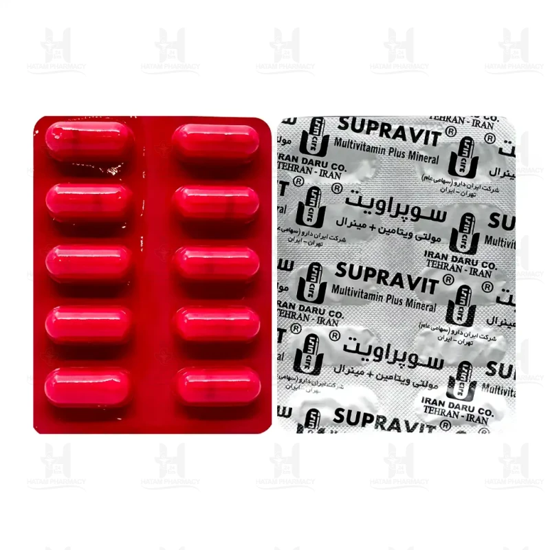 کپسول مولتی ویتامین مینرال ایران دارو 100 عدد