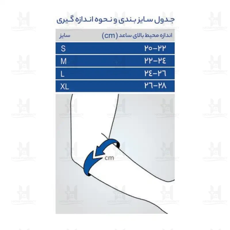 آرنج بند نئوپرنی پددار پاک سمن