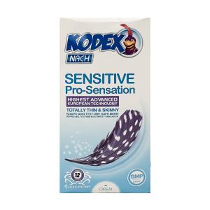کاندوم ناچ کدکس مدل sensitive pro sensation بسته 12 عددی
