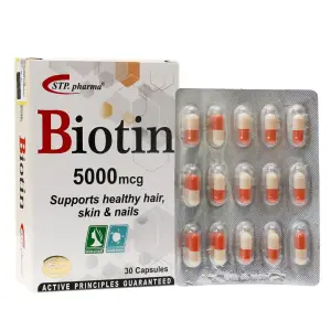 کپسول بیوتین 5000 اس تی پی فارما 30 عدد