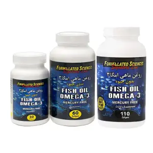 کپسول روغن ماهی امگا 3 فاقد جیوه فرمولیتد ساینسز