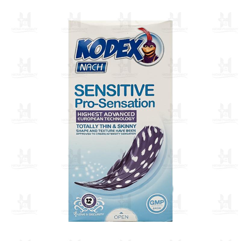 کاندوم ناچ کدکس مدل sensitive pro sensation بسته 12 عددی