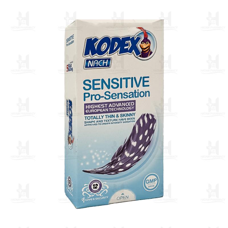 کاندوم ناچ کدکس مدل sensitive pro sensation بسته 12 عددی