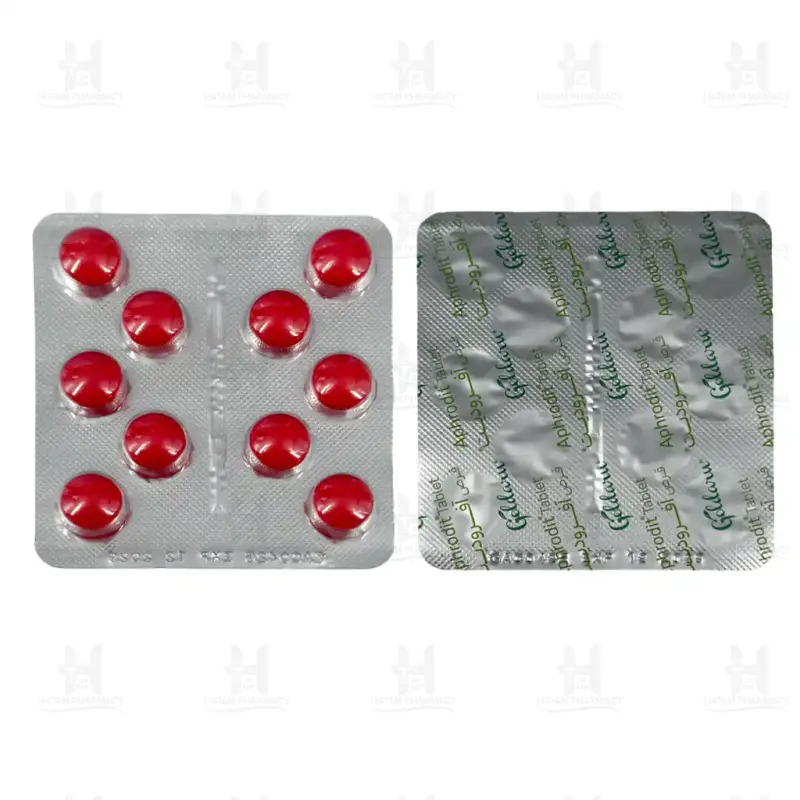 قرص روکش ‎دار آفرودیت گل دارو 30 عدد