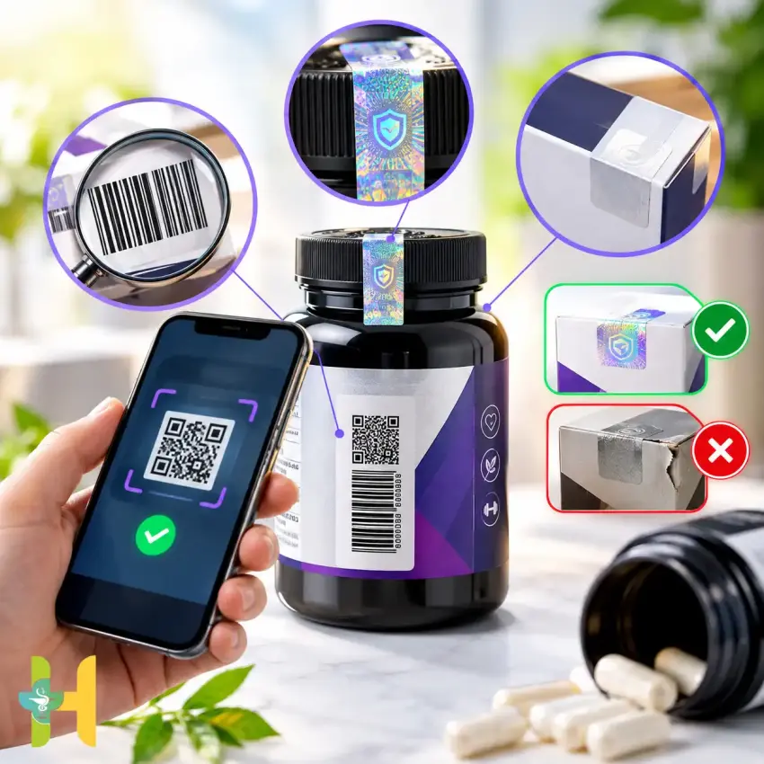 تشخیص مکمل اصل از تقلبی؛ راهنمای کامل بررسی بارکد، کد اصالت و بسته‌بندی