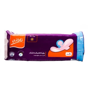 نوار بهداشتی بالدار ویژه روز مشبک تافته 10 عددی