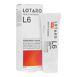ضد آفتاب لوتارو L6 حجم 50 میلی لیتر