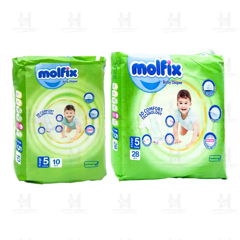 پوشک مولفیکس سایز 5