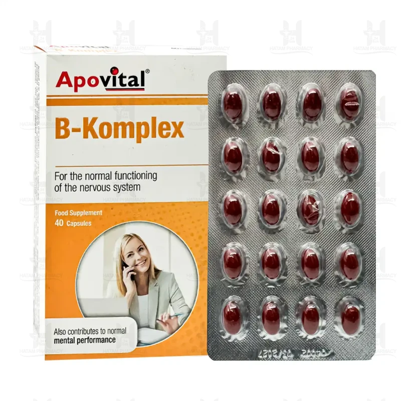 کپسول ژلاتینی ب کمپلکس آپوویتال 40 عدد
