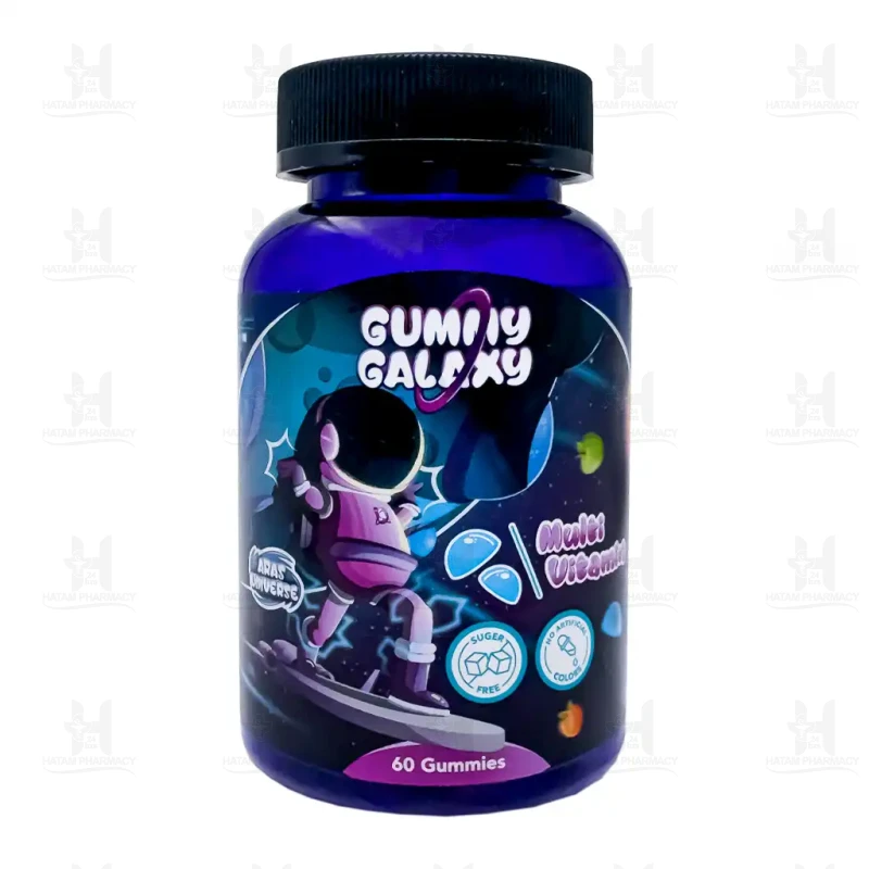 پاستیل مولتی ویتامین گامی گلکسی بسته 60 عددی