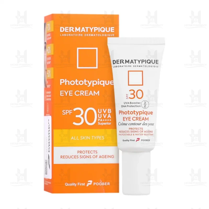 کرم ضد آفتاب دور چشم درماتیپیک SPF30 فوتوتیپیک 20 میلی لیتر