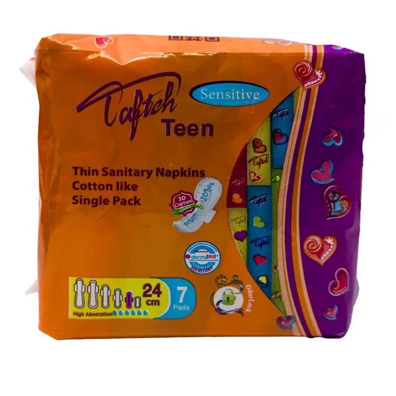 نوار بهداشتی نوجوان تافته 7 عددی