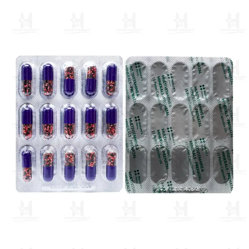 کپسول مولتی ویتامین و مینرال بارداری و شیردهی نیچرز پلنتی