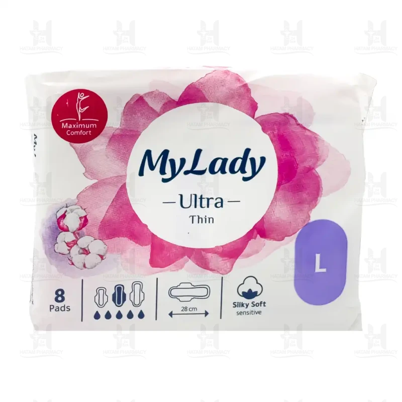 نوار بهداشتی ایرلید مشبک نرم خیلی نازک سایز بزرگ مای لیدی 8 عدد