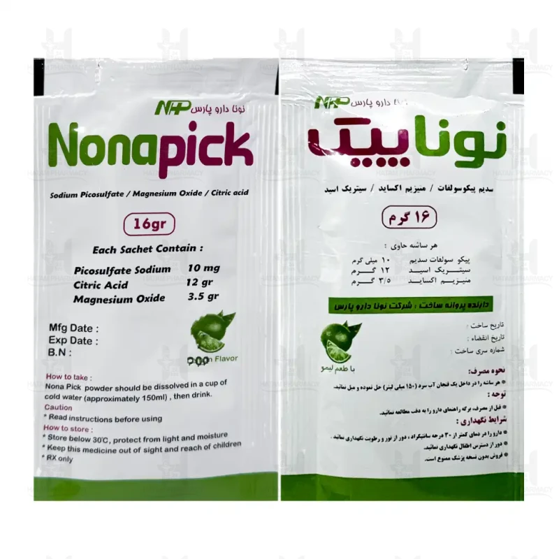ساشه نوناپیک نونا دارو پارس 2 عدد