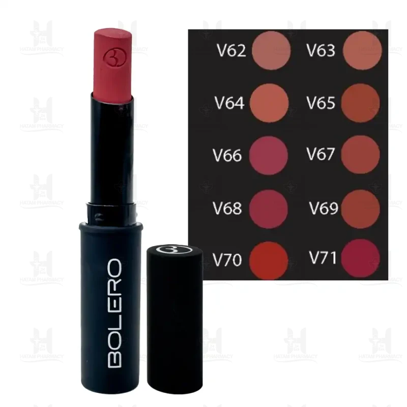 رژ لب جامد مات و مخملی بولرو 2 گرم