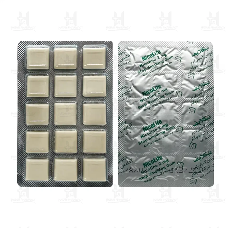 آدامس ترک سیگار نیکلایف 30 عدد