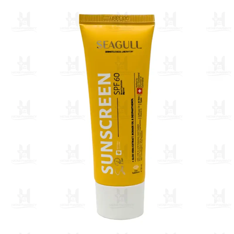 ضد آفتاب بی‌رنگ SPF60 سی گل 50 میلی لیتر