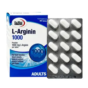 قرص ال آرژنین 1000 میلی گرم یوروویتال 60 عدد