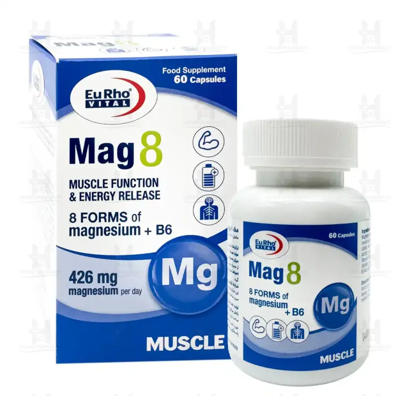 کپسول مگ 8 یوروویتال 60 عدد