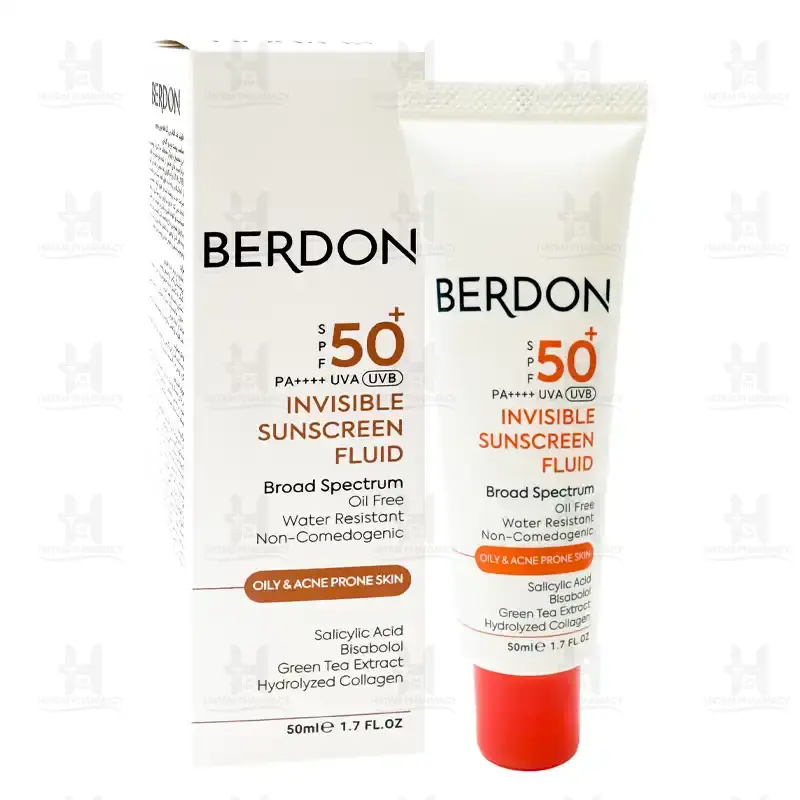 فلویید ضد آفتاب SPF50 پوست چرب بی رنگ بردون 50 میلی لیتر